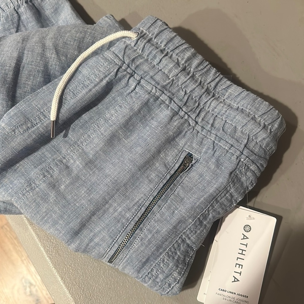 Athleta Cabo Linen Jogger